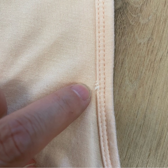 ALO Light Pink Cover Tank Top with Sleeveless Twist Front - Picture 9 of 9